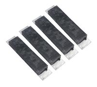 AB Tools Aluminium + Rubber Tipper Blocks Landing Pads Buffers Trailers 355 X 75mm 4Pc