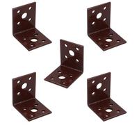 AB Tools Angle Corner Bracket L-Shape Brace Fastener Plate 45mm X 45mm X 40mm 5Pk