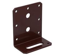 AB Tools Angle Corner Bracket L-Shape Brace Fastener Plate 80mm X 40mm X 75mm