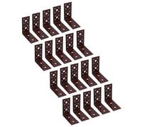 AB Tools Angle Corner Bracket L-Shape Brace Fastener Plate 90mm X 90mm X 40mm 20Pk