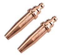 AB Tools Anm Acetylene Oxygen Gas Cutting Nozzle Tip Standard Length 1/16" 10-75mm 2Pk