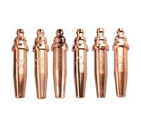 AB Tools Anm Oxygen Acetylene Gas Cutting Nozzle Tip Standard 1/32"-1/8" 3 - 300mm 6Pk