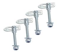AB Tools Antiluce Drop Catch Anti-Luce Fasteners M12 X 64mm Tail Gate Trailers Gates 4Pc