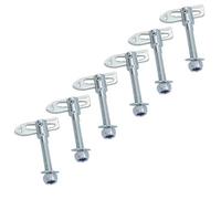 AB Tools Antiluce Drop Catch Anti-Luce Fasteners M12 X 64mm Tail Gate Trailers Gates 6Pc