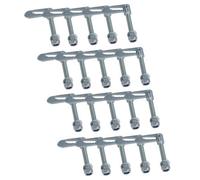 AB Tools Antiluce Drop Catch Anti-Luce Fasteners M12 X 75mm Tail Gate Trailers Gates 20Pc