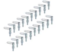 AB Tools Antiluce Drop Catch Anti-Luce Fasteners M8 X 38mm Tail Gate Trailers Gates 20Pc