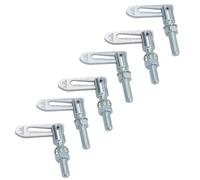 AB Tools Antiluce Drop Catch Anti-Luce Fasteners M8 x 38mm Tail Gate Trailers Gates 6pc