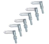 AB Tools Antiluce Drop Catch Anti-Luce Fasteners M8 X 38mm Tail Gate Trailers Gates 6Pc