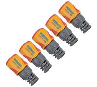 AB Tools Aquastop Plus Connector 12.5mm 15mm Hose Pipe Garden Watering Fitting 5Pc