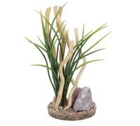 AB Tools Aquatic Aquarium Décor Bamboo Branch Zebra Plant Fish Tank Ornament