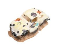 AB Tools Aquatic Aquarium Decor Deco Led Beetle Car Fish Tank Ornament 7X7X15Cm