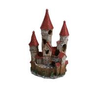 AB Tools Aquatic Aquarium Decor Deco Led Castle Fish Tank Ornament 10X12X20Cm