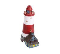 AB Tools Aquatic Aquarium Decor Deco Led Lighthouse Fish Tank Ornament 7X10X17Cm