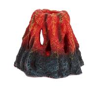 AB Tools Aquatic Aquarium Decor Deco LED Volcano Fish Tank Ornament 10x10x12cm