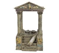 AB Tools Aquatic Aquarium Decor Fish Tanktemple Ruins & Steps Ornament 11X13X20Cm