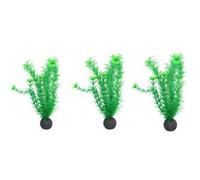 AB Tools Aquatic Aquarium Fish Tank Self Sinking Medium Silk Plant H-20Cm (No4) 3Pk