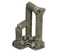 AB Tools Aquatic Aquarium Giant Column Ruins Fish Tank Ornament 17X16X28Cm