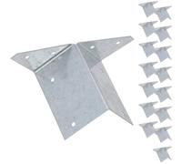 AB Tools Arris Rail Bracket Fence Post Support Galvanised 100mm Panel Repair 16Pk