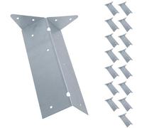 AB Tools Arris Rail Bracket Fence Post Support Galvanised 225mm Panel Repair 16Pk