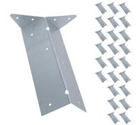 AB Tools Arris Rail Bracket Fence Post Support Galvanised 225mm Panel Repair 25Pk