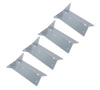 AB Tools Arris Rail Bracket Fence Post Support Galvanised 225mm Panel Repair 4Pk