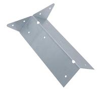 AB Tools Arris Rail Bracket Fence Post Support Galvanised 225mm Timber Panel Repair