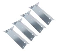 AB Tools Arris Rail Bracket Fence Post Support Galvanised 300mm Panel Repair 4Pk
