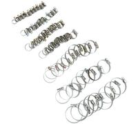 AB Tools Assorted Jubilee Hose Pipe Clamps Clips For Air Water Fuel Gas 8mm - 60mm 70Pc