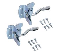 AB Tools Auto Automatic Gate Latch Catch + Striker Thumb Release Zinc Coated Gates 2Pk