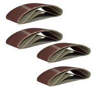 AB Tools Belt Power Finger File Sander Abrasive Sanding Belt 457mm X 75mm Mixed Grit X 12