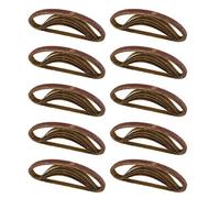 AB Tools Belt Power Finger File Sander Abrasive Sanding Belts 330mm X 10mm 60 Grit 50Pk