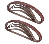 AB Tools Belt Power Finger File Sander Abrasive Sanding Belts 457mm X 13mm 80 Grit 10 Pk