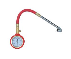 AB Tools BERGEN Tyre Pressure Gauge with Flexible Hose & Air Release Valve B8806