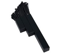 AB Tools Black Cable Tie Holder Storage Rack with Magnetic Fixings + 200 Cable Ties