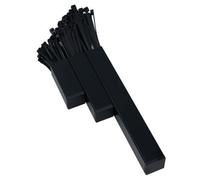 AB Tools Black Cable Tie Holder Storage Rack With Magnetic Fixings + 200 Cable Ties