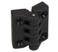 AB Tools Black Polyamide Hinge Reinforced Plastic 39X39mm Italian Made Industrial Quality