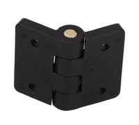AB Tools Black Reinforced Nylon Plastic Hinge 40X48mm Italian Made Industrial Quality