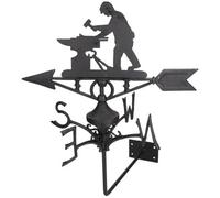 AB Tools Blacksmith Weather Vane Vain Wall Mount House Roof Cast Iron Workshop Anvil