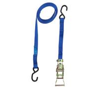 AB Tools Blue Ratchet Strap Tie Down Trailer 4M Hook Cargo Strap 325Kg Lashing Sm003