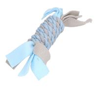 AB Tools Blue Small Dog Puppy Fleecy Rope Coil Toy Great For Teeth & Gums