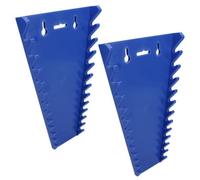 AB Tools Blue Spanner Wrench Storage Rack Holder Hanger Organiser Tray 12 Spanners 2Pc