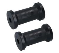 AB Tools Boat/Jetski/Dinghy Trailer Keel Flat Rollers Rubber 127mm 19mm Bore 2 Pack