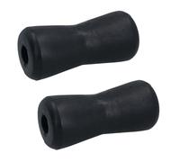 AB Tools Boat/Jetski/Dinghy Trailer Keel V Roller Rubber 127mm 16mm Bore 2 Pack