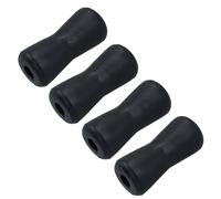 AB Tools Boat/Jetski/Dinghy Trailer Keel V Roller Rubber 127mm 16mm Bore 4 Pack