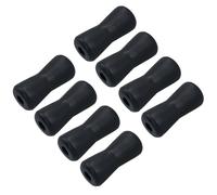 AB Tools Boat/Jetski/Dinghy Trailer Keel V Roller Rubber 127mm 19mm Bore 8 Pack