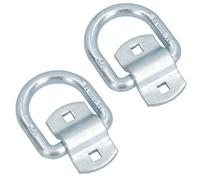 AB Tools Bolt On Lashing Ring + Cleat Tie Down Support For Trucks Trailers 1.5 Ton Swl 2Pc