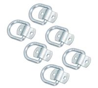 AB Tools Bolt On Lashing Ring + Cleat Tie Down Support For Trucks Trailers 1.5 Ton Swl 6Pc