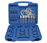 AB Tools Bosch Delphi injector flow meter common rail fuel injector set + adaptors AT567