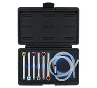 AB Tools Brake Clutch Bleeder Bleeding Bleed Wrench Set 12 Point Sockets 7 - 12mm 6Pc