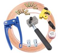 AB Tools Brake Pipe Flaring Tool Copper Brake Pipe Kit M10 Unions 3/16" 4.75mm Din